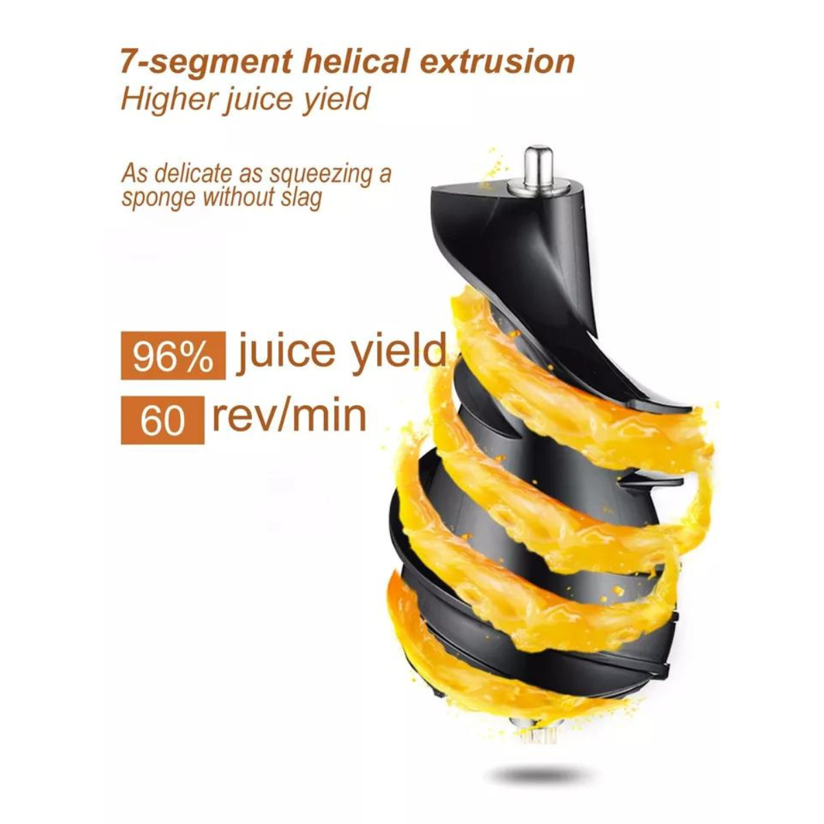 Slow Masticating Juicer Cold Press Juice Extractor