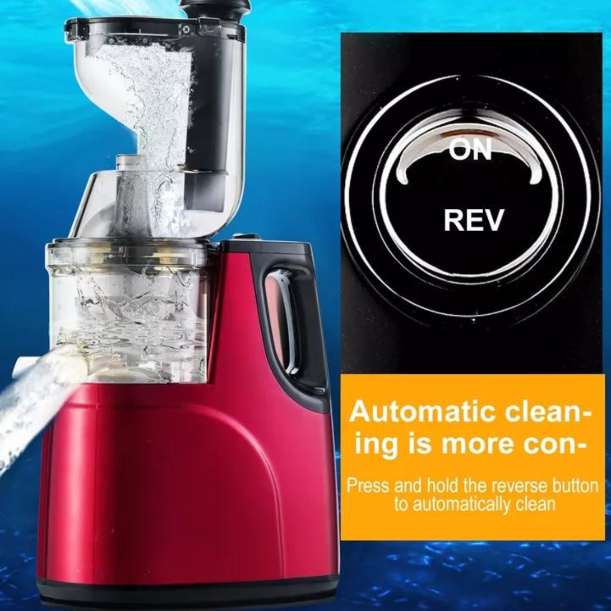 Slow Masticating Juicer Cold Press Juice Extractor