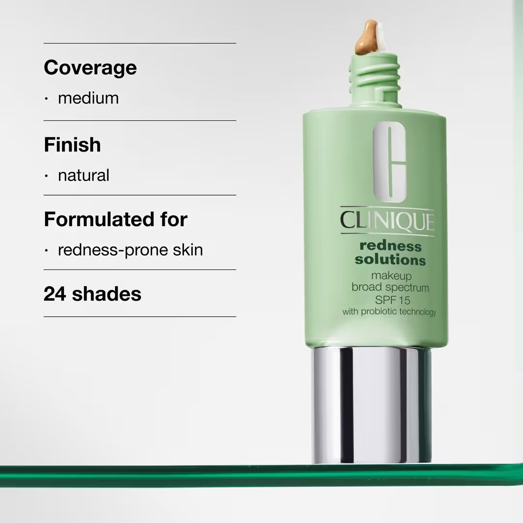 Clinique Redness Solutions Makeup Broad Spectrum SPF 15 With Probiotic Technology Foundation