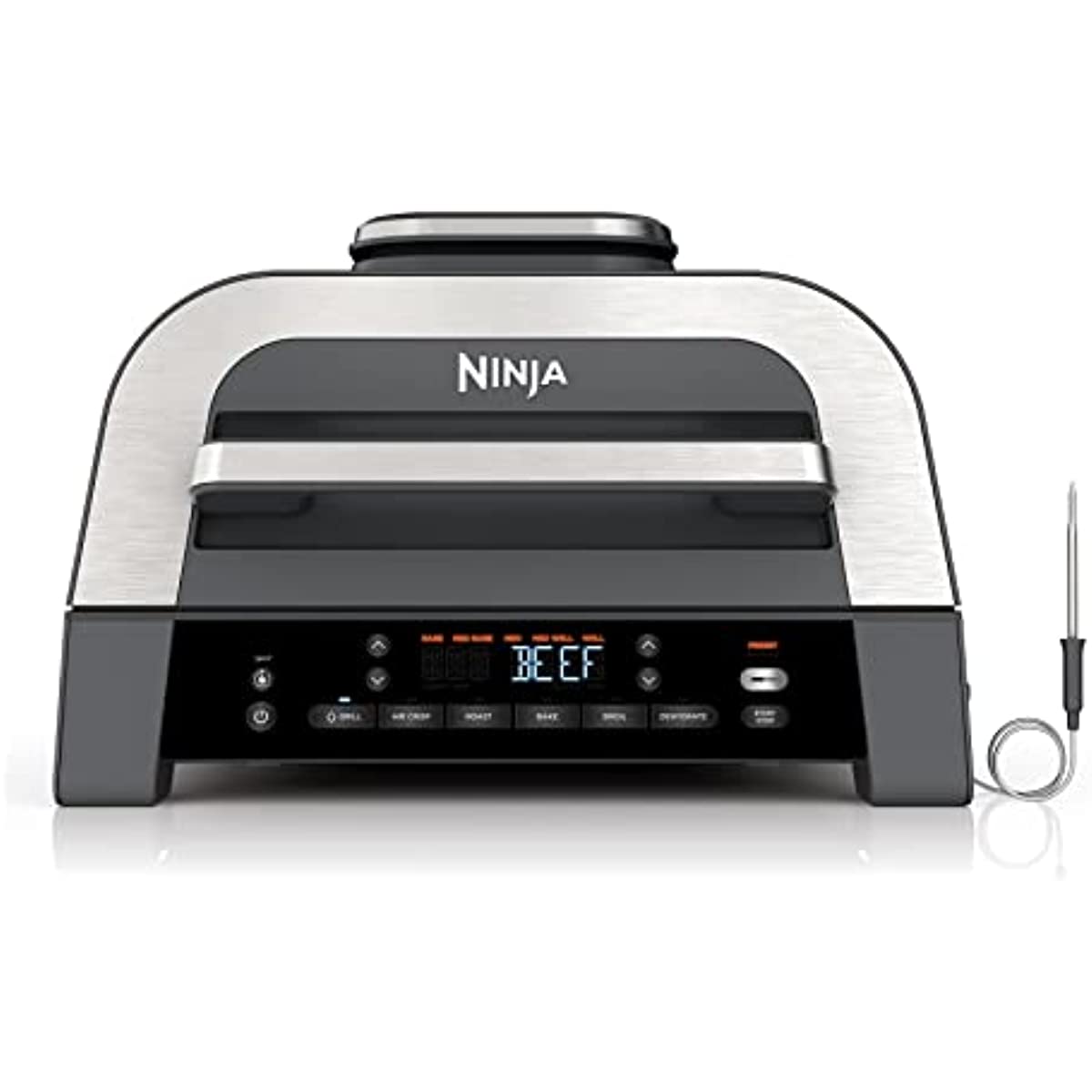 Ninja Foodi Smart XL 6-in-1 Indoor Grill with Air Fry, Roast, Bake, Broil, & Dehydrate