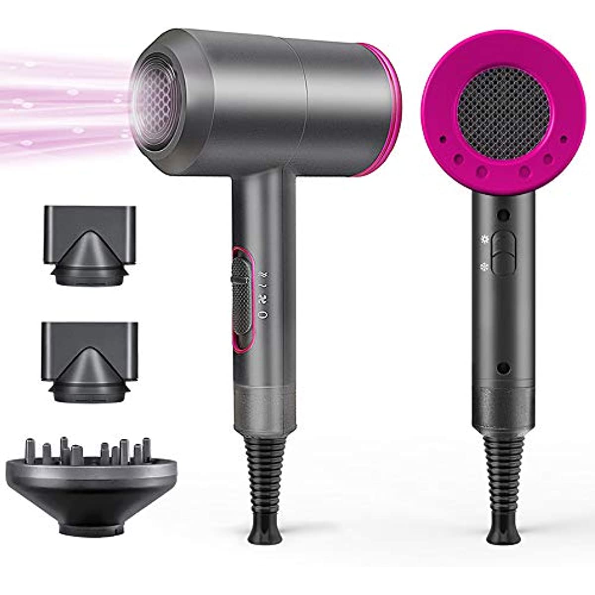 Professional Hair Dryer with Diffuser Ionic Conditioning 1800W