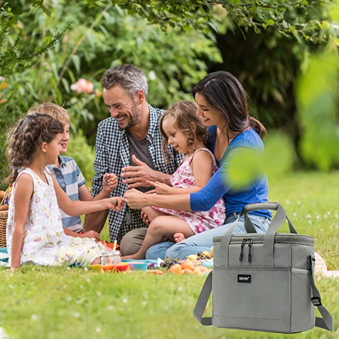 Insulated Lunch Bag with Adjustable Strap Large 15L