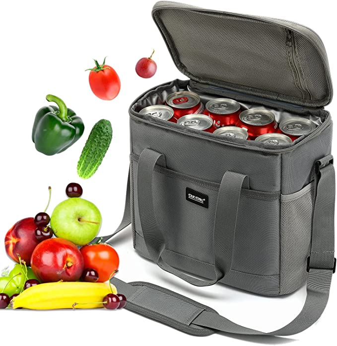 Insulated Lunch Bag with Adjustable Strap Large 15L