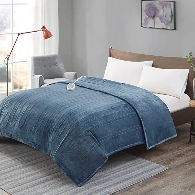 Degrees of Comfort Electric Blanket Single Control with Auto Shut Off Micro Plush Machine Washable