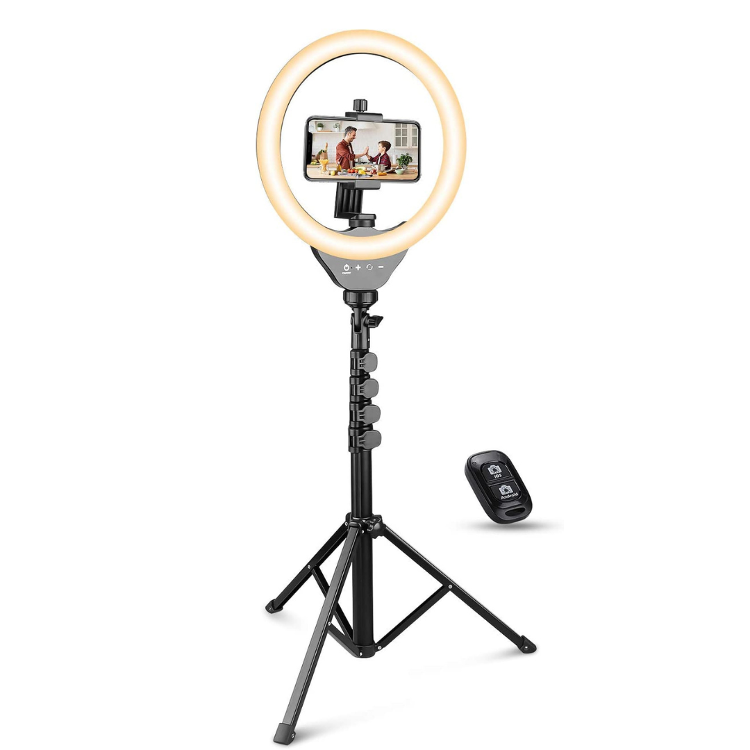 UBeesize 10 inch Selfie Ring Light with Tripod