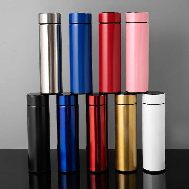 Stainless Steel Double Wall Insulation Tumbler With Smart LED Temperature Display