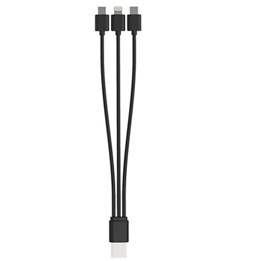 Rush Charge 10000 mAh Power Bank Equipped with 3 inputs