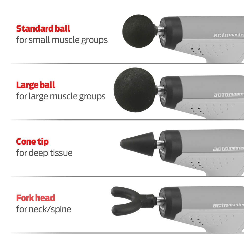 Powerful Deep Tissue Percussion Massager with Extra Lithium Battery