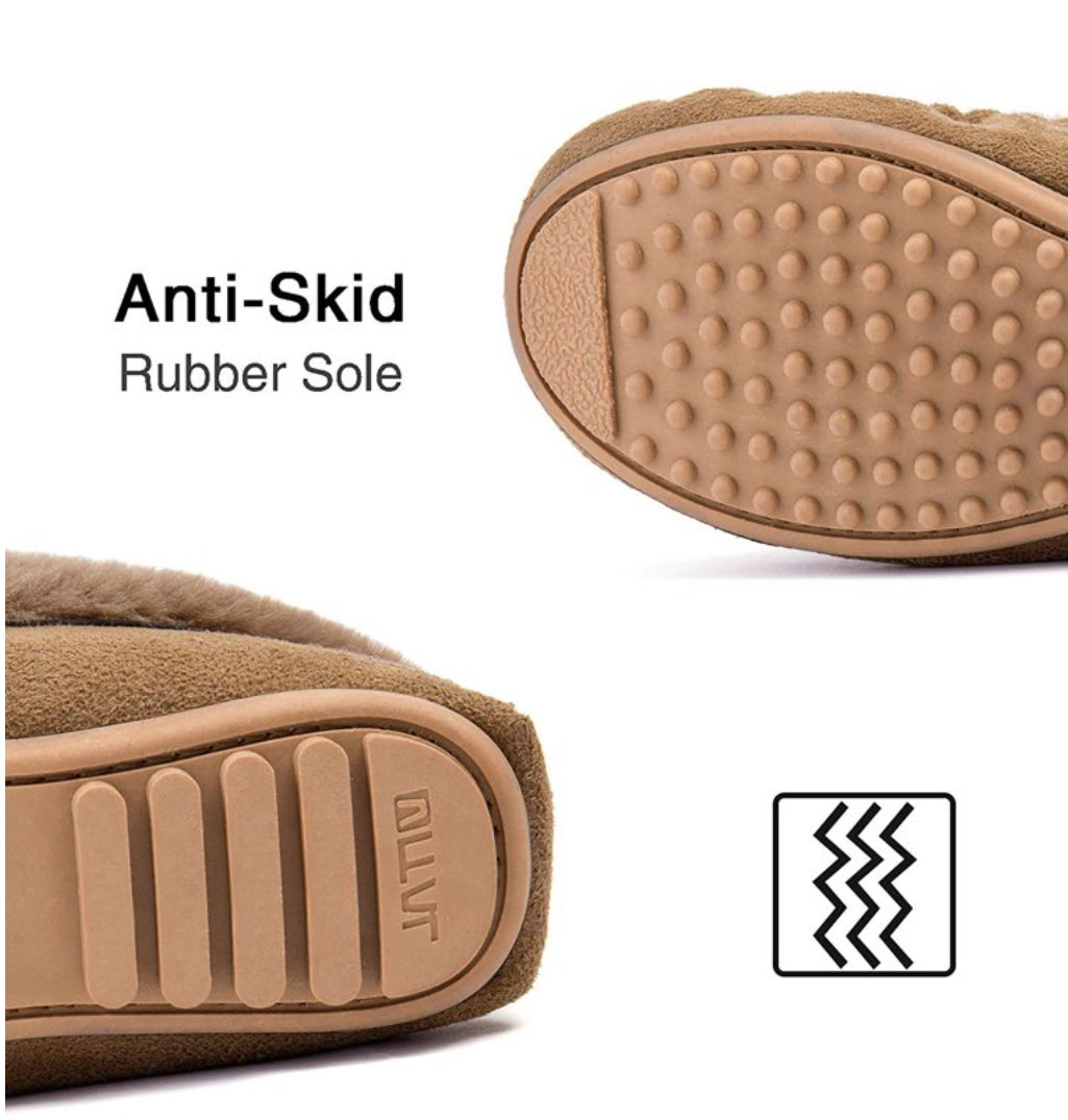 RockDove Women's Naomi Faux Fur Moccasin Slipper