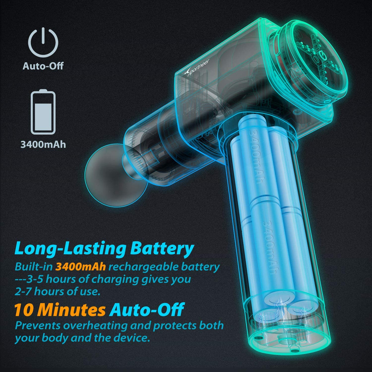 Deep Tissue Percussion Muscle Massager Gun