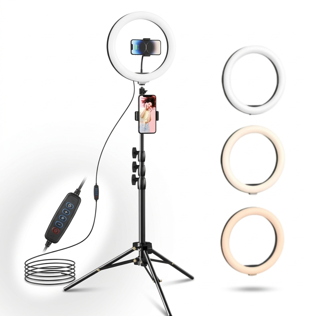 10 Inch Ring Light with Tripod