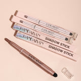 12 Color Shadow Stick and Brush Set