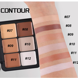 12 Colors Blusher Contour and Highlighter Palette