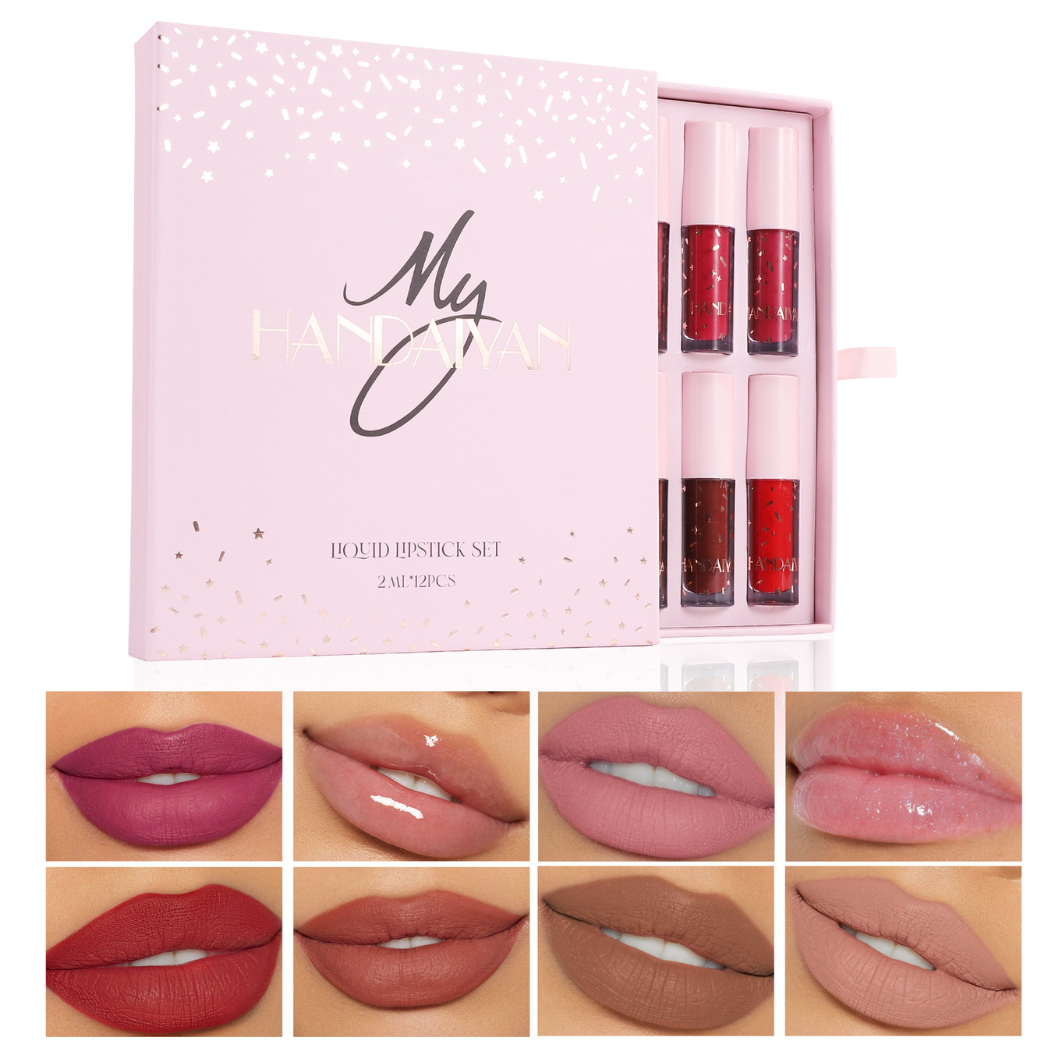 12pc Waterproof Liquid Matte Lipstick Set