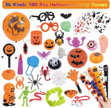 180 pcs Halloween Party Toys Assortment for Kids