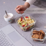 18 pc Set Glass Food Storage Containers with Lids BPA Free & Leak Proof