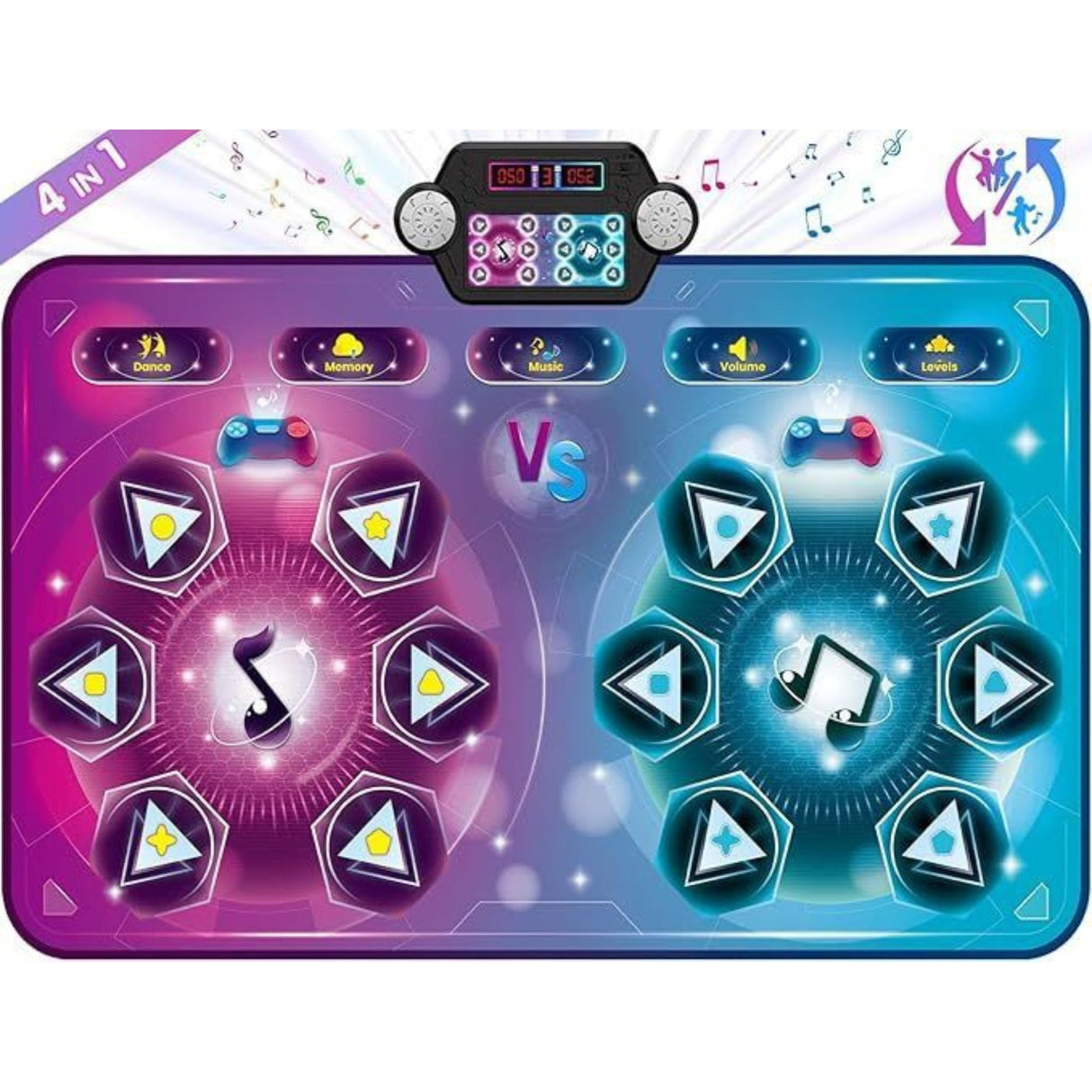 Dancing Music Playmat with 12 Key 59x38 Inches For Kids Ages 3-12