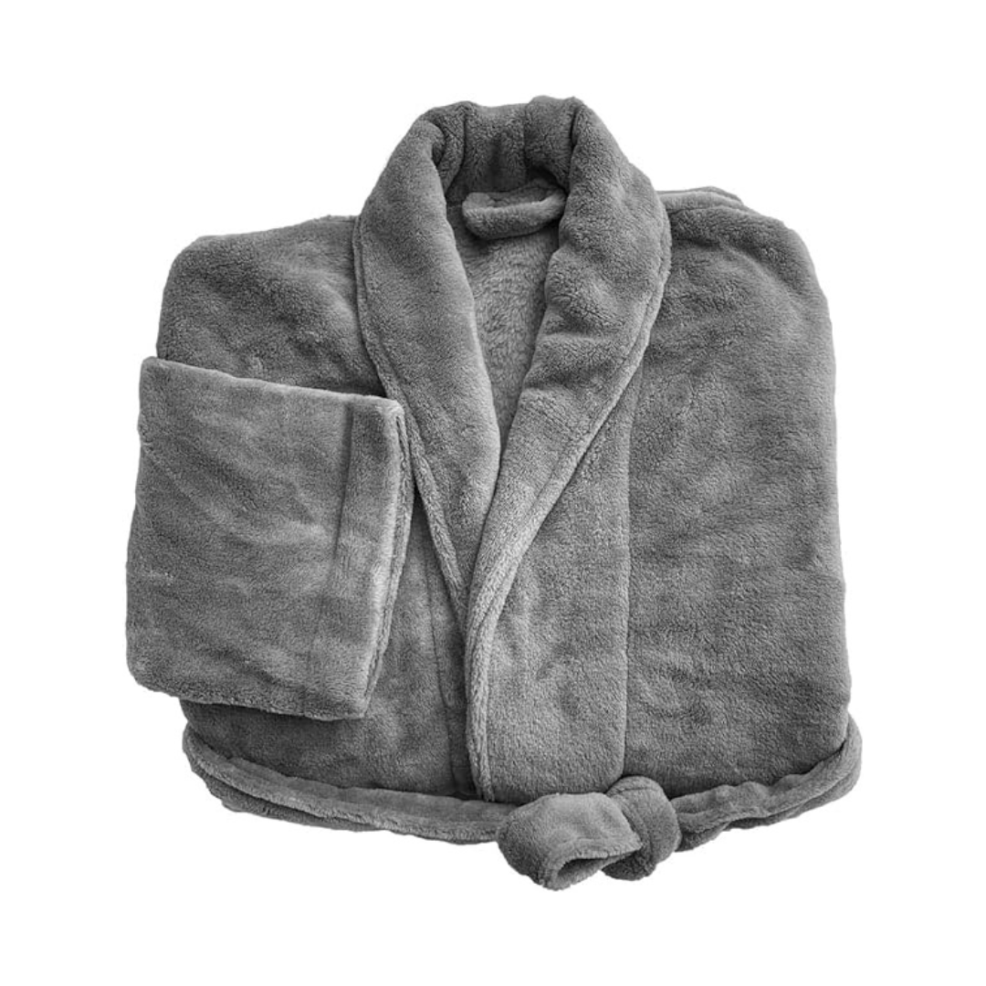 CozCot Unisex Plush Fleece Robe