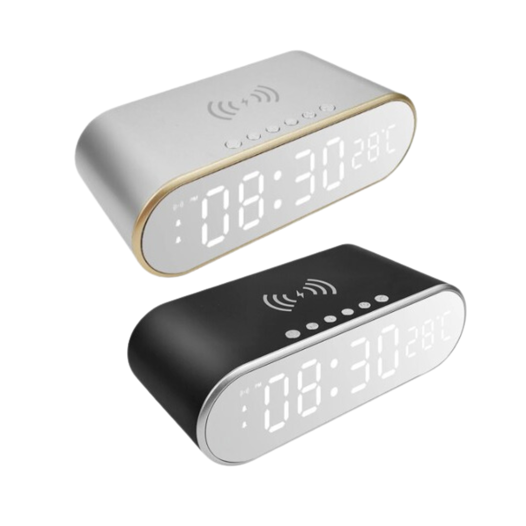 3 In 1 Wireless Charger Multi-Function Time, Temperature and Electronic Digital Alarm Clock