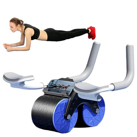 Automatic Rebound Home Exercising Roller Wheel | Ab Core Strength Training Wheels with Elbow Support