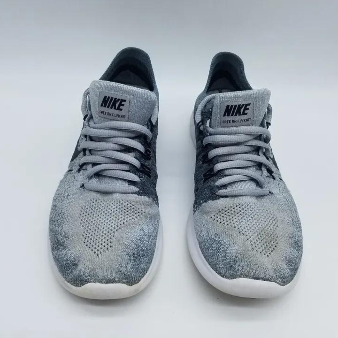 Nike Free Run FlyKnit 2017 (Size 10 - Wolf Grey/Black)