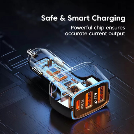 Fast Charging 30W & 60W USB Type-C Car Charger