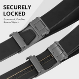 2 pack Men's West Leathers Slide Ratchet Belt Genuine Leather 44 Inches