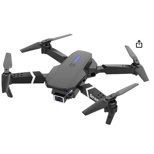 Myshle Foldable Drones with 4K HD Camera Avoid Obstacles, Black