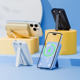 10000mAh Magnetic Wireless Powerbank with Stand and Built-in Cables