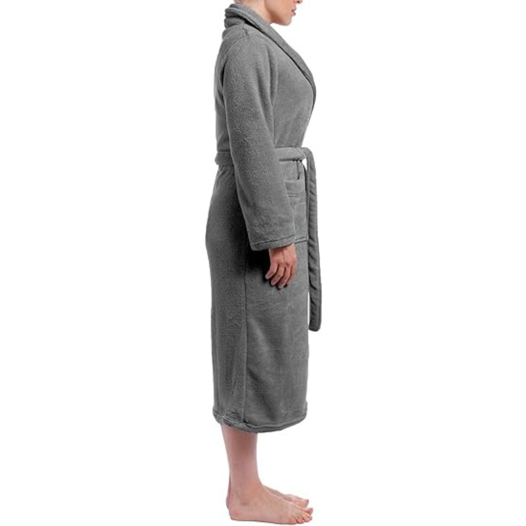 CozCot Unisex Plush Fleece Robe