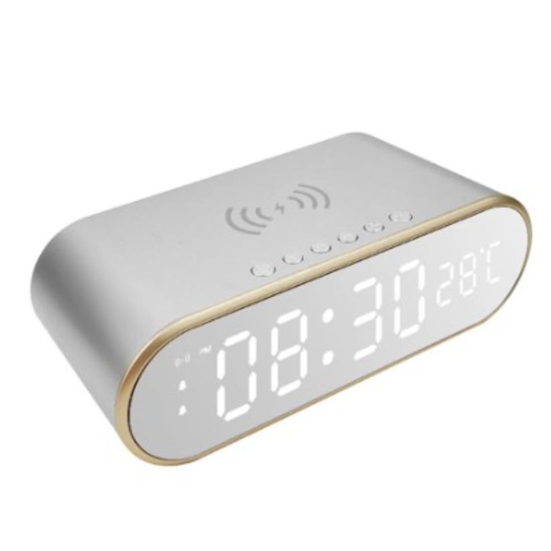 3 In 1 Wireless Charger Multi-Function Time, Temperature and Electronic Digital Alarm Clock