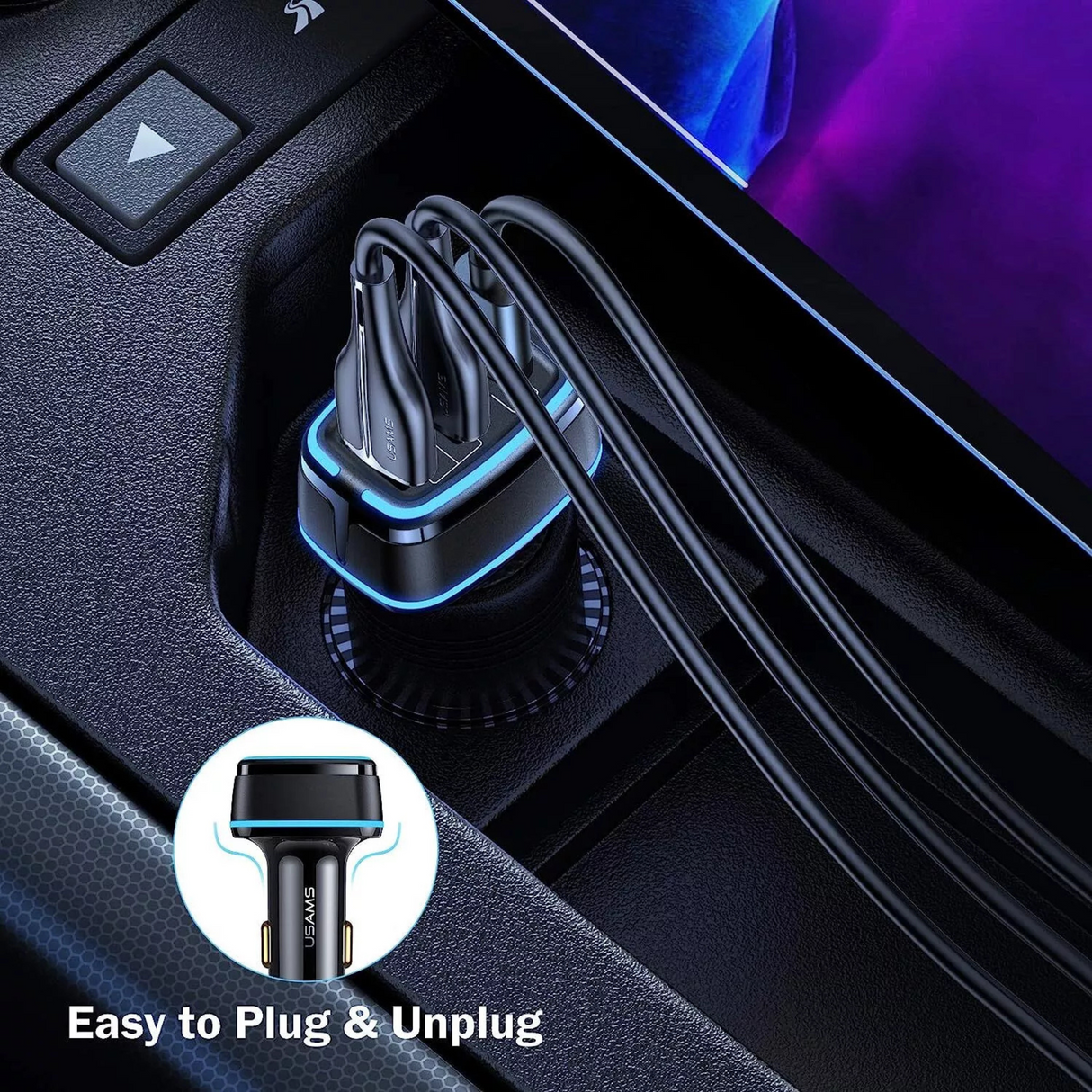 Fast Charging 30W & 60W USB Type-C Car Charger
