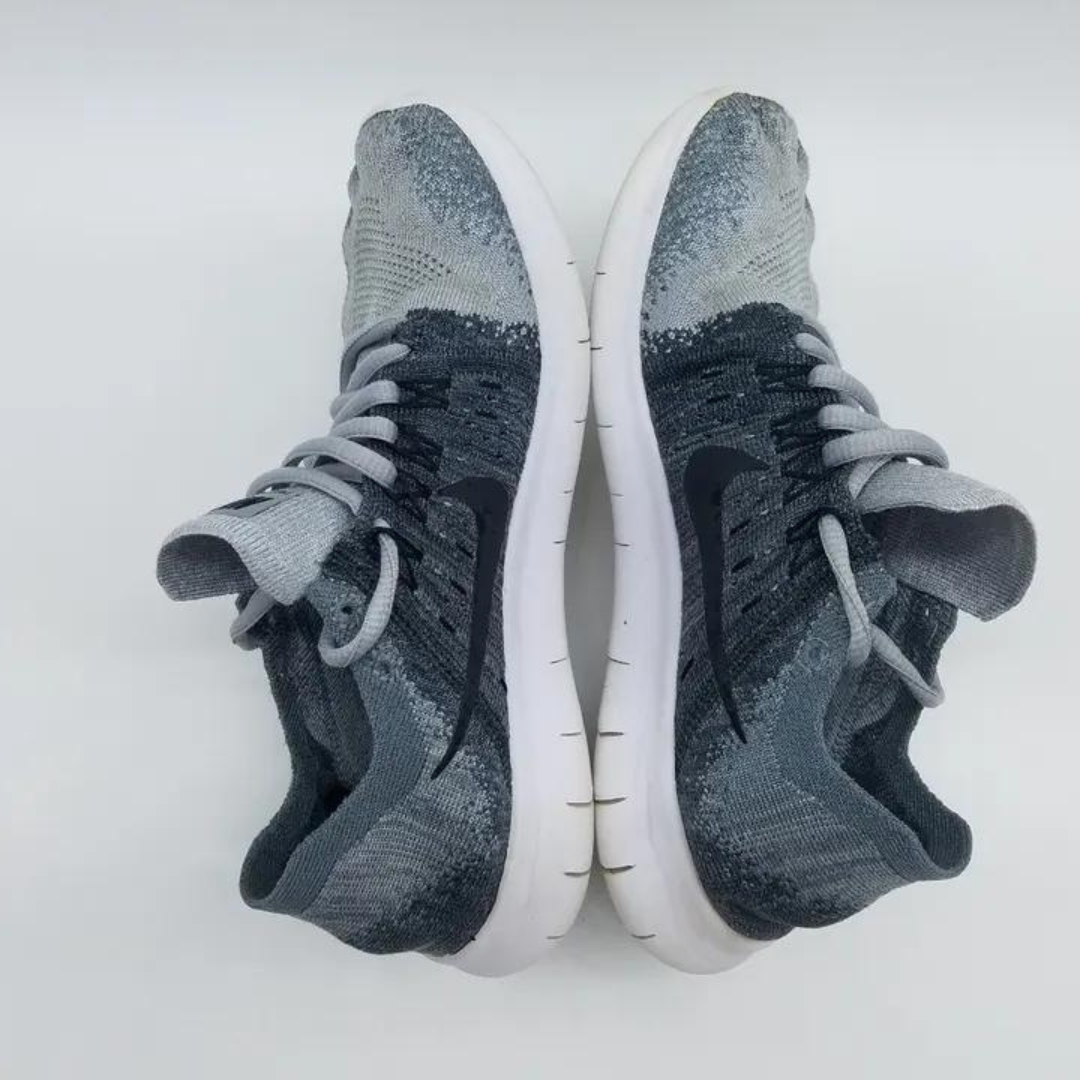 Nike Free Run FlyKnit 2017 (Size 10 - Wolf Grey/Black)