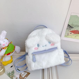 Cute Furry Plush Cinnamoroll-Dog Backpack