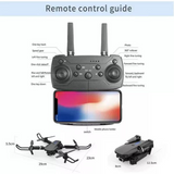 Myshle Foldable Drones with 4K HD Camera Avoid Obstacles, Black