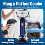 Powerful Handheld Fabric Steamer 1800W with Fast Ceramic Heat-Up Plate