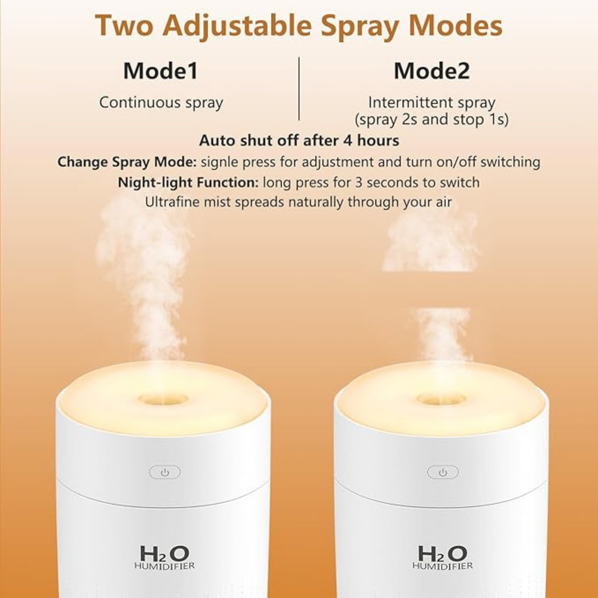 Portable Mini Humidifier 350ml