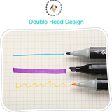 Touch 100 Colors Art Markers Set Double Tip Broad Fine Point Marker Pen with Carrying Bag