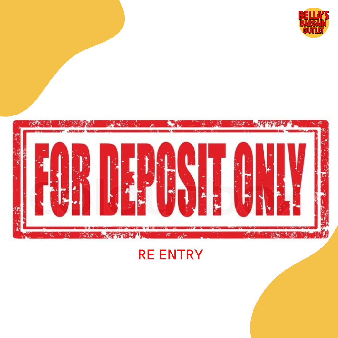 $50 Deposit To Re-Enter