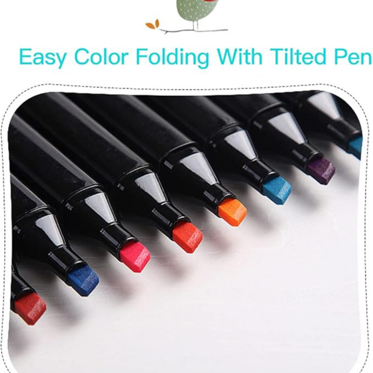 Touch 100 Colors Art Markers Set Double Tip Broad Fine Point Marker Pen with Carrying Bag