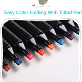 Touch 100 Colors Art Markers Set Double Tip Broad Fine Point Marker Pen with Carrying Bag