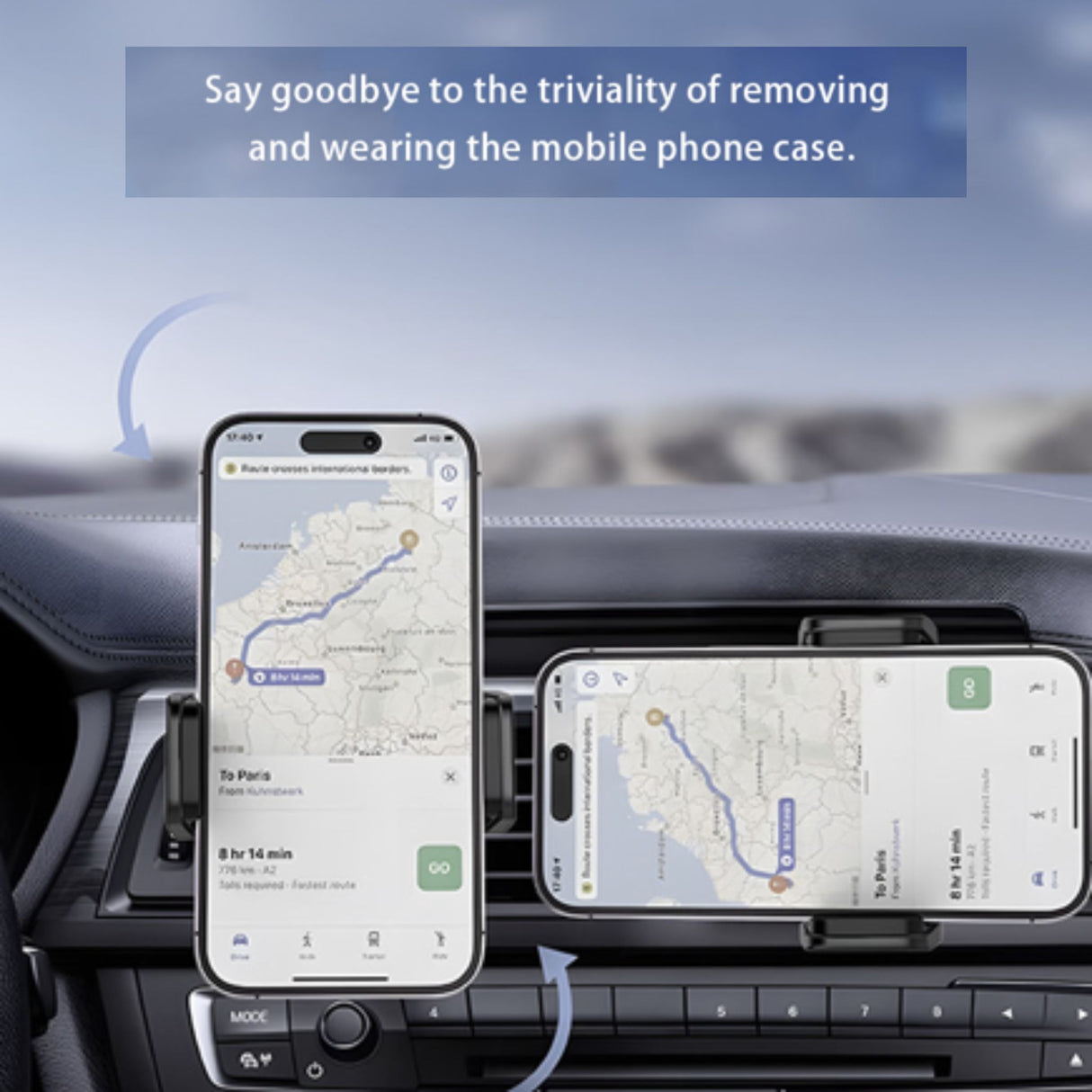 Wesdar 15w Fast Wireless Car Charger Mount with Air Vent Clip