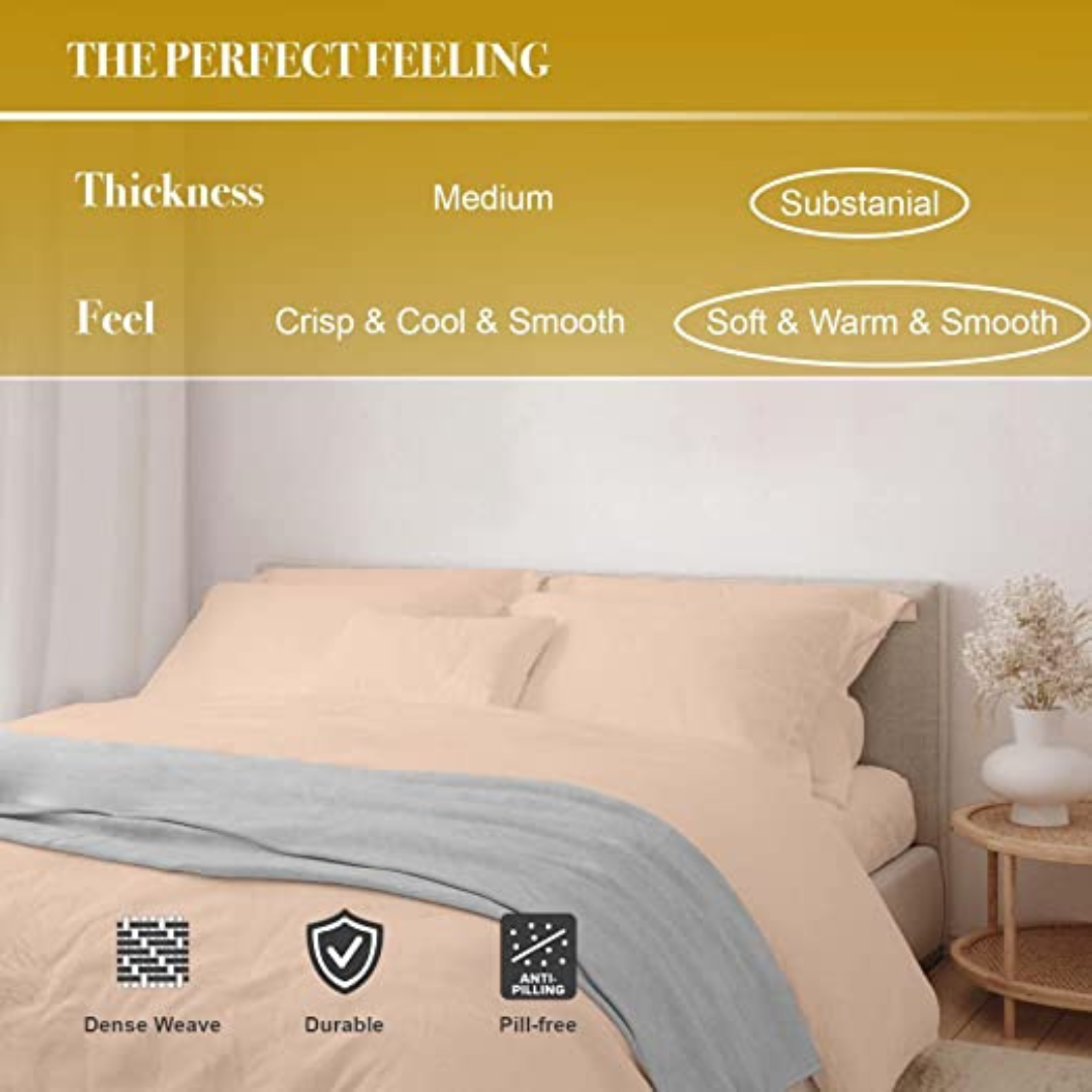 COZCOT 100% Organic Sheet Set, 220 Thread Count