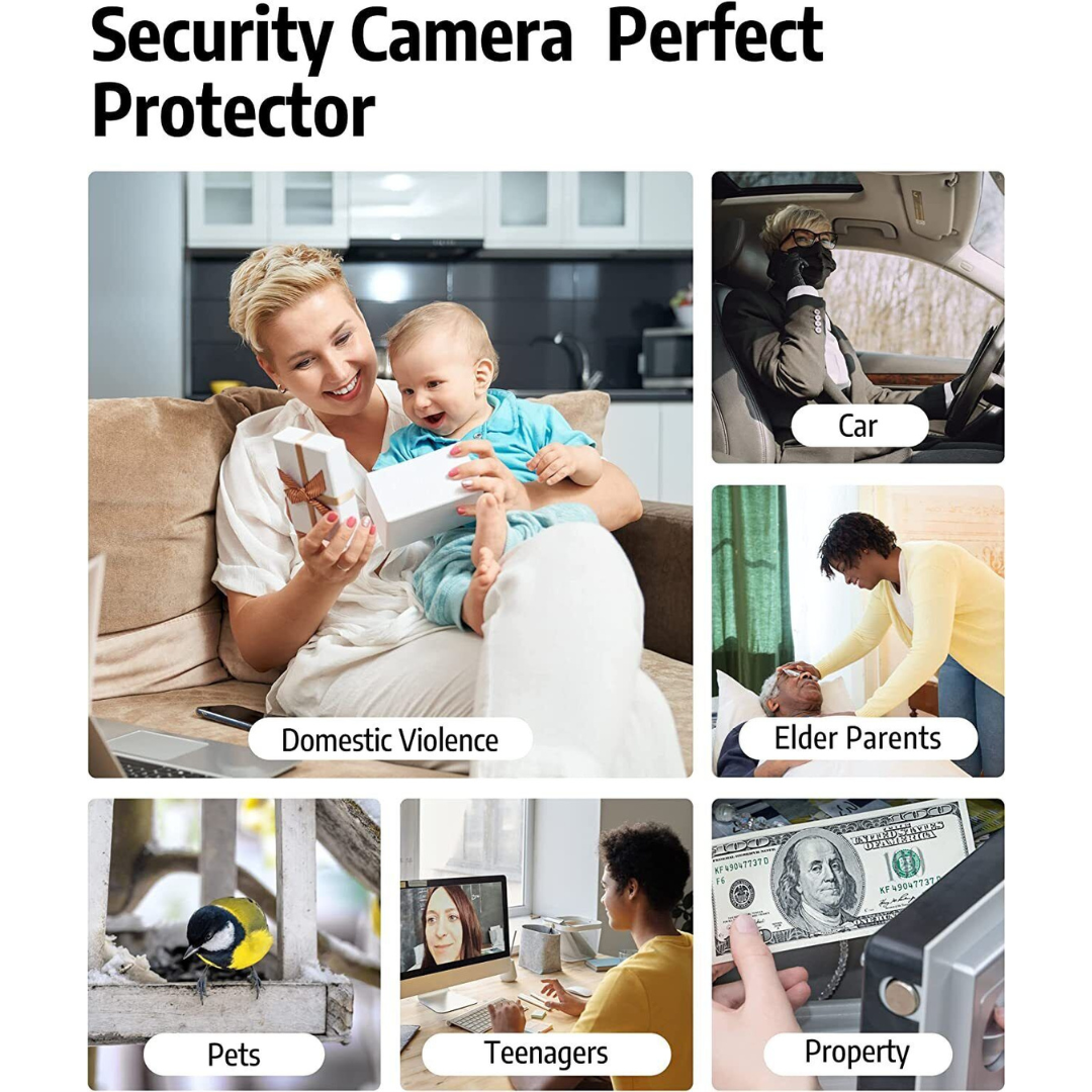 Smart Mini Camera HD 1080P WIFI Surveillance Security IP Camera with Recording/Night Version/Motion Detection