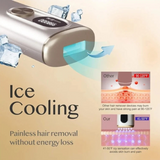 Tricklet T3 IPL Laser Hair Removal with Bluetooth Smart App Ice-Cooling Tech