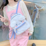 Cute Furry Plush Cinnamoroll-Dog Backpack