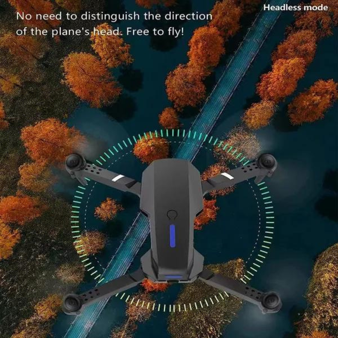 Myshle Foldable Drones with 4K HD Camera Avoid Obstacles, Black