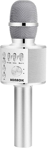 Bonaok 3-in-1 Portable Wireless Bluetooth Karaoke Microphone