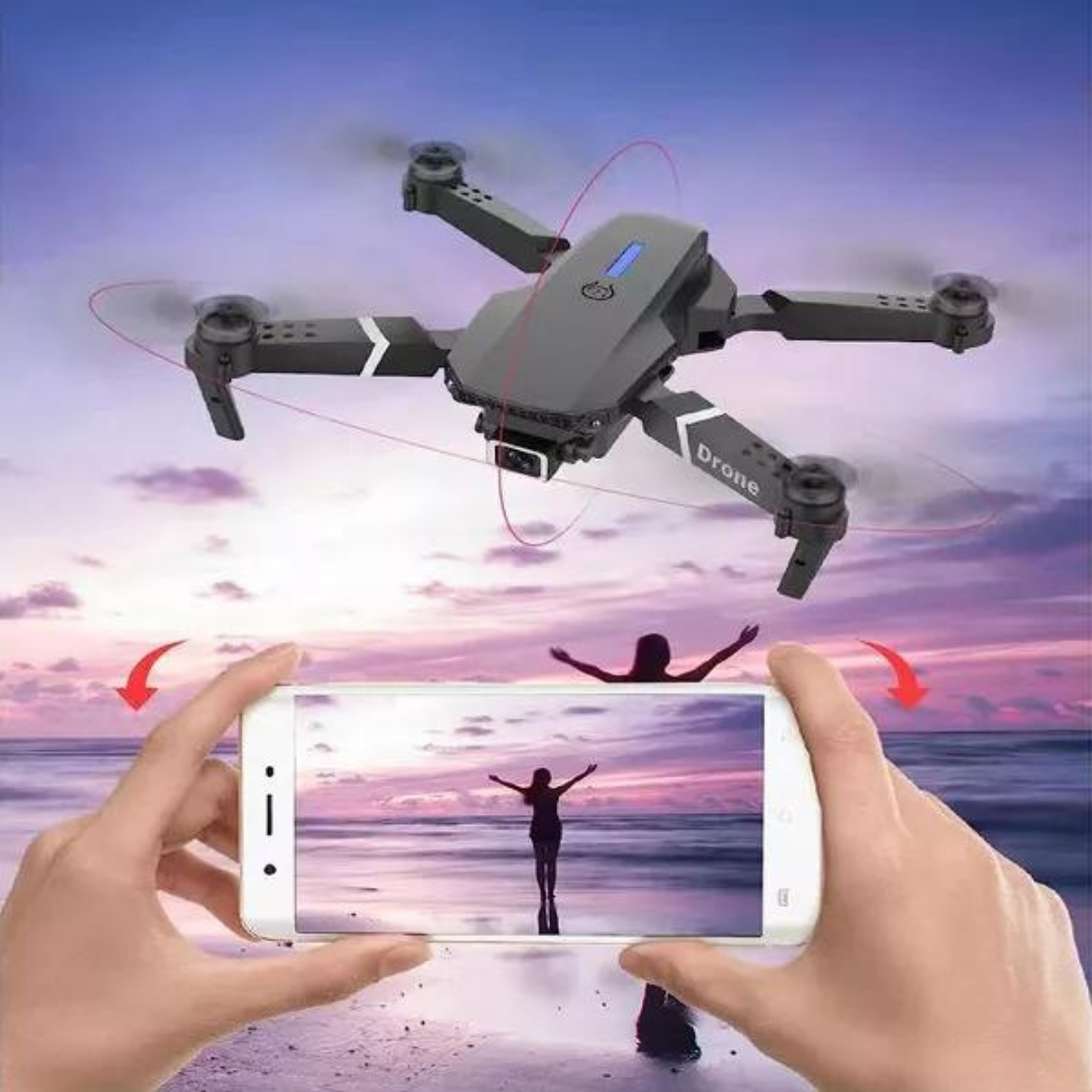 Myshle Foldable Drones with 4K HD Camera Avoid Obstacles, Black