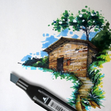 Touch 100 Colors Art Markers Set Double Tip Broad Fine Point Marker Pen with Carrying Bag
